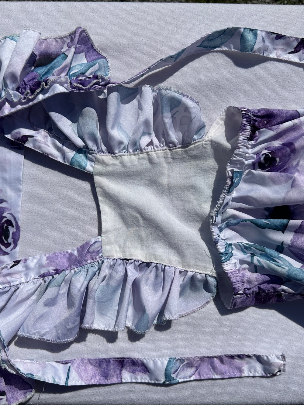 Girls' Purple Floral and Pink Bottoms Set(39) - Picture 3 of 8